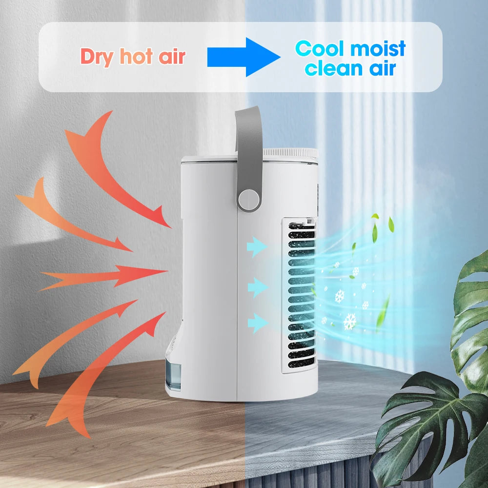 Portable Air Conditioner Mini Fan Cooler