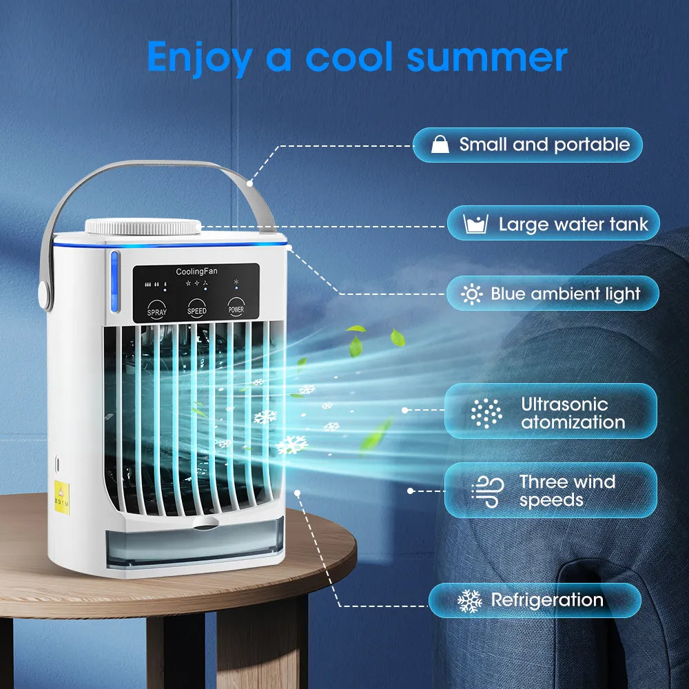 Portable Air Conditioner Mini Fan Cooler