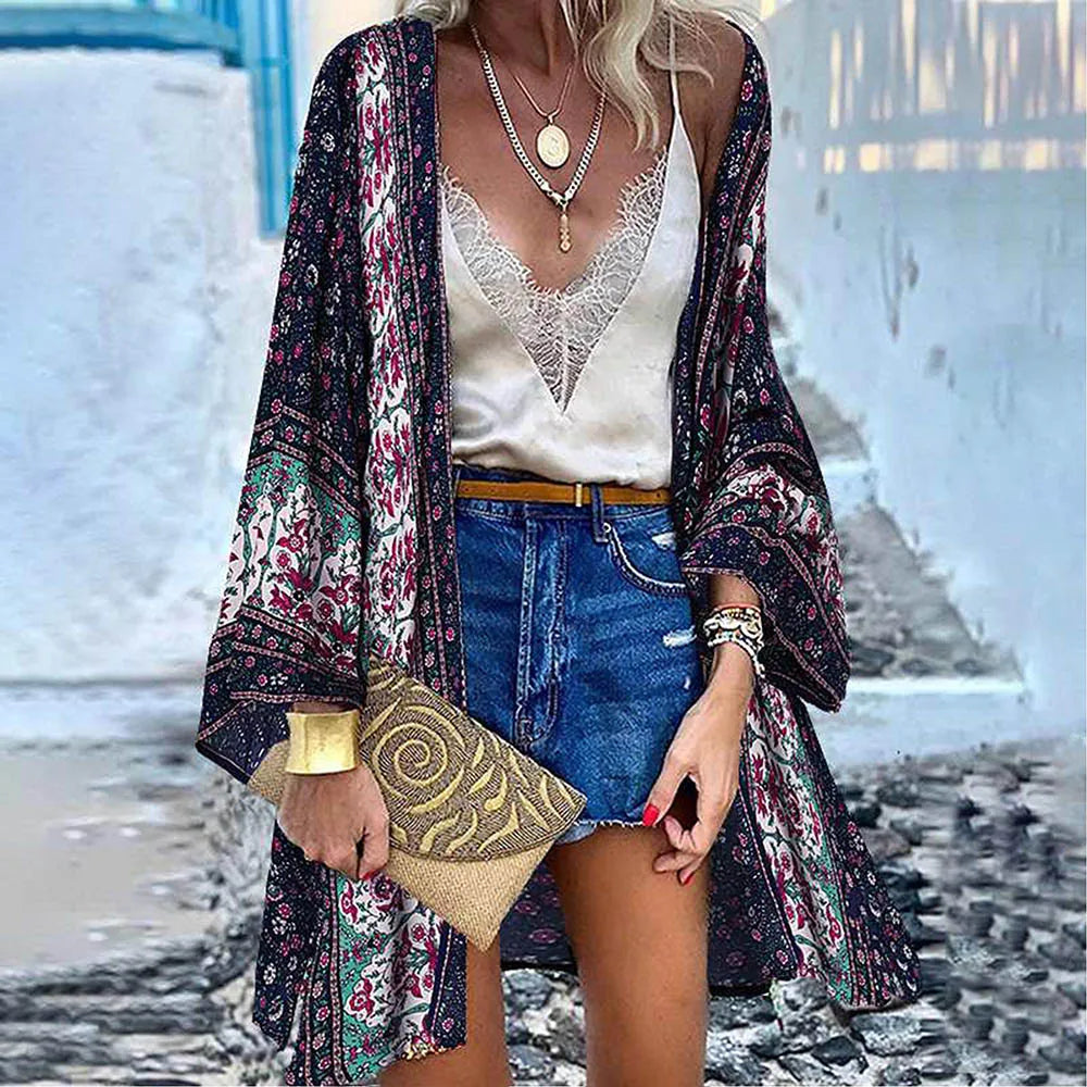 Bohemian Casual Cloak Cardigan