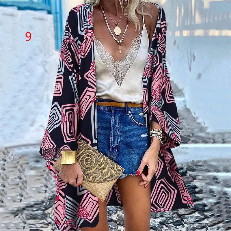 Bohemian Casual Cloak Cardigan