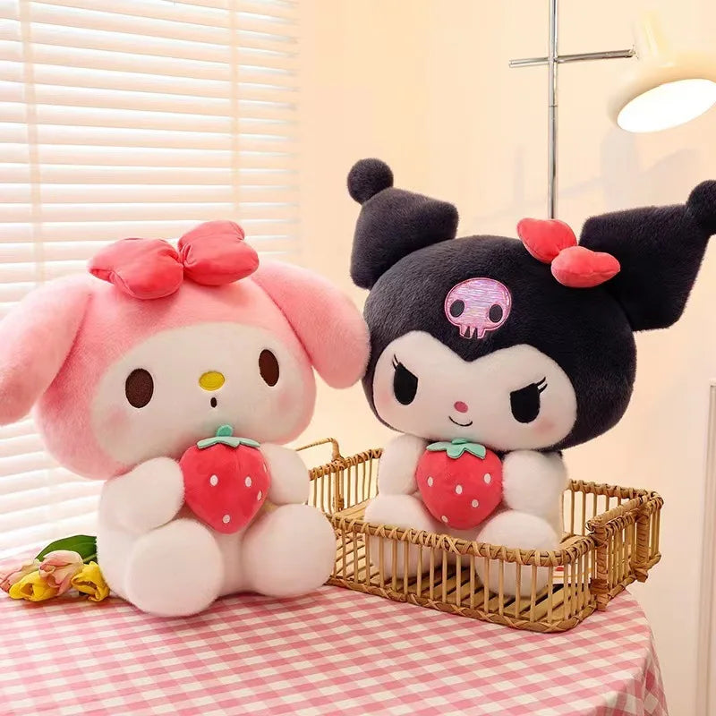 Sanrio Strawberry Kuromi Pillow Plush Toy