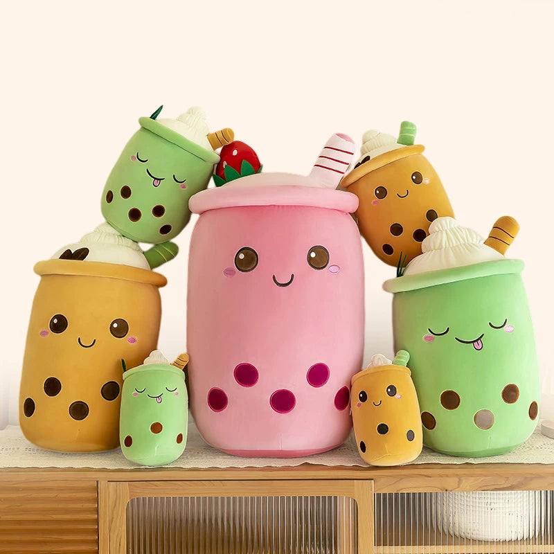 Bubble Tea Cup Plush Toy Pillow