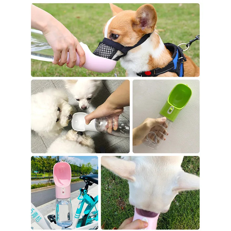 Portable Water Bottle Pet Feeder