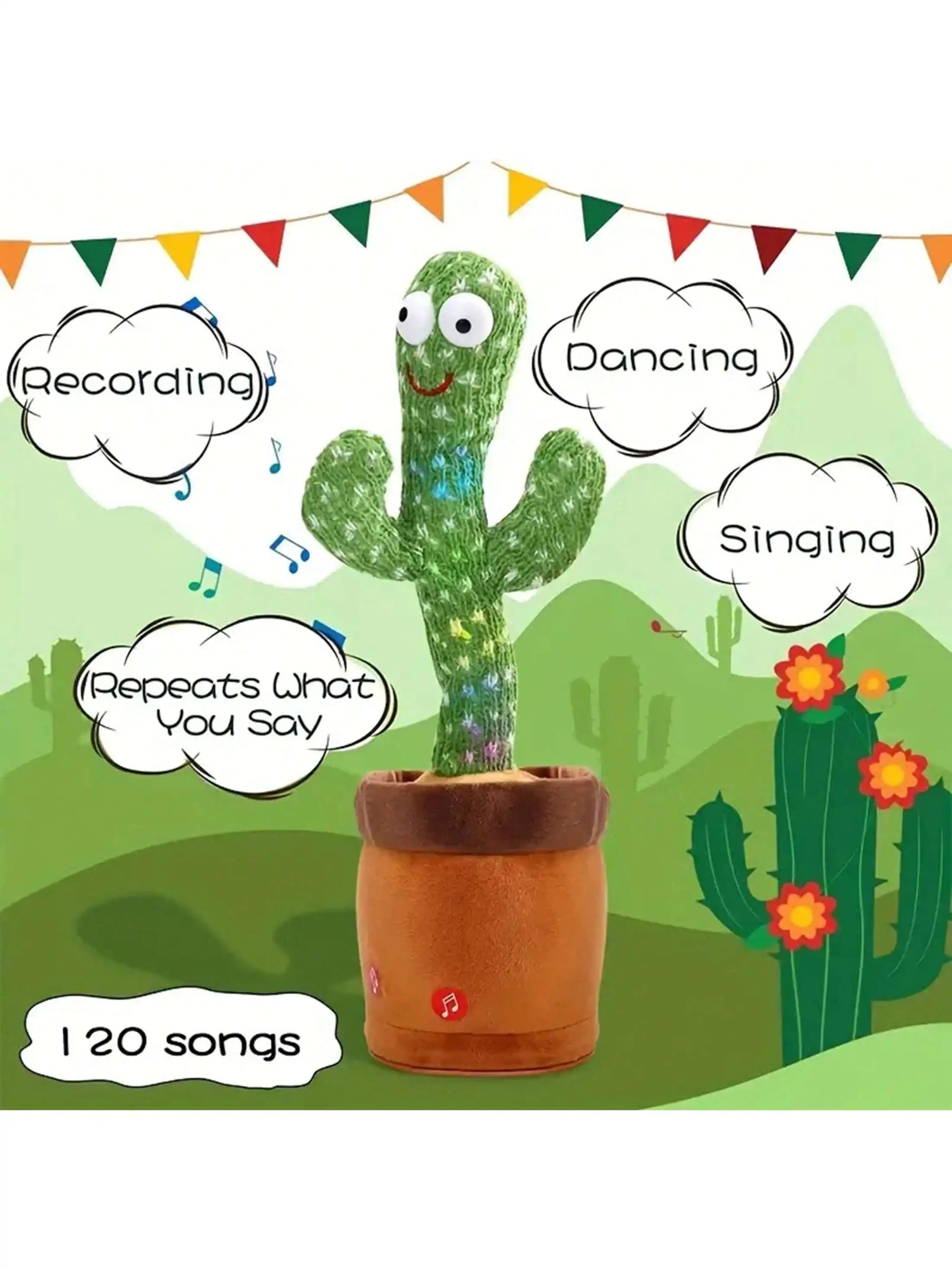 Dancing Talking Cactus Toys