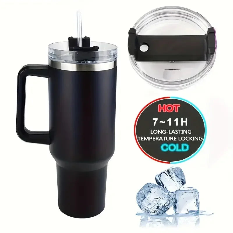 Portable Handle Cup Stainless Steel Insulation Coffee Cup 40oz