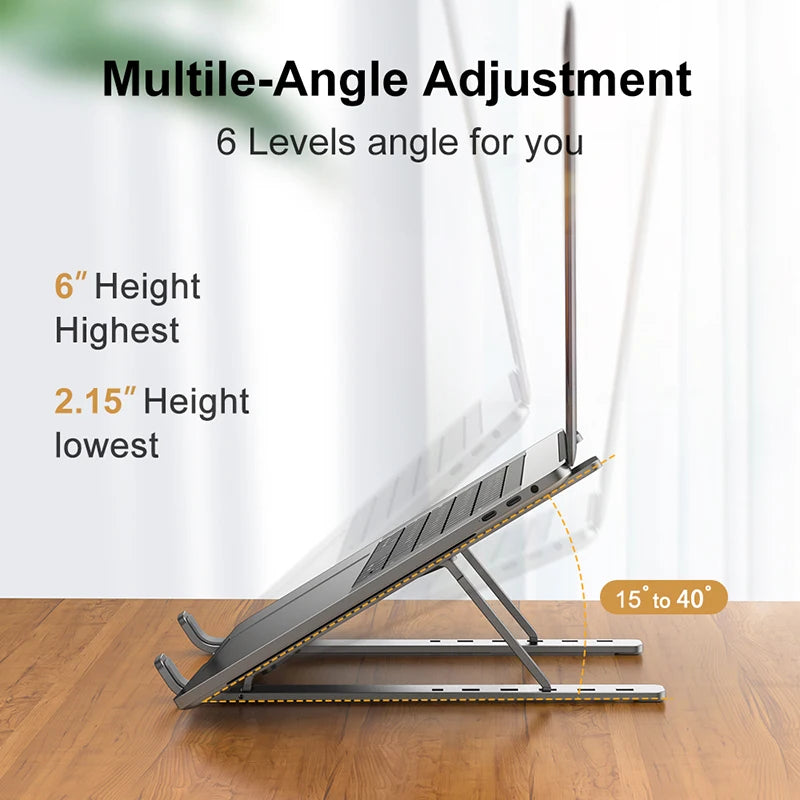 Adjustable Aluminum Alloy Laptop Holder Stand