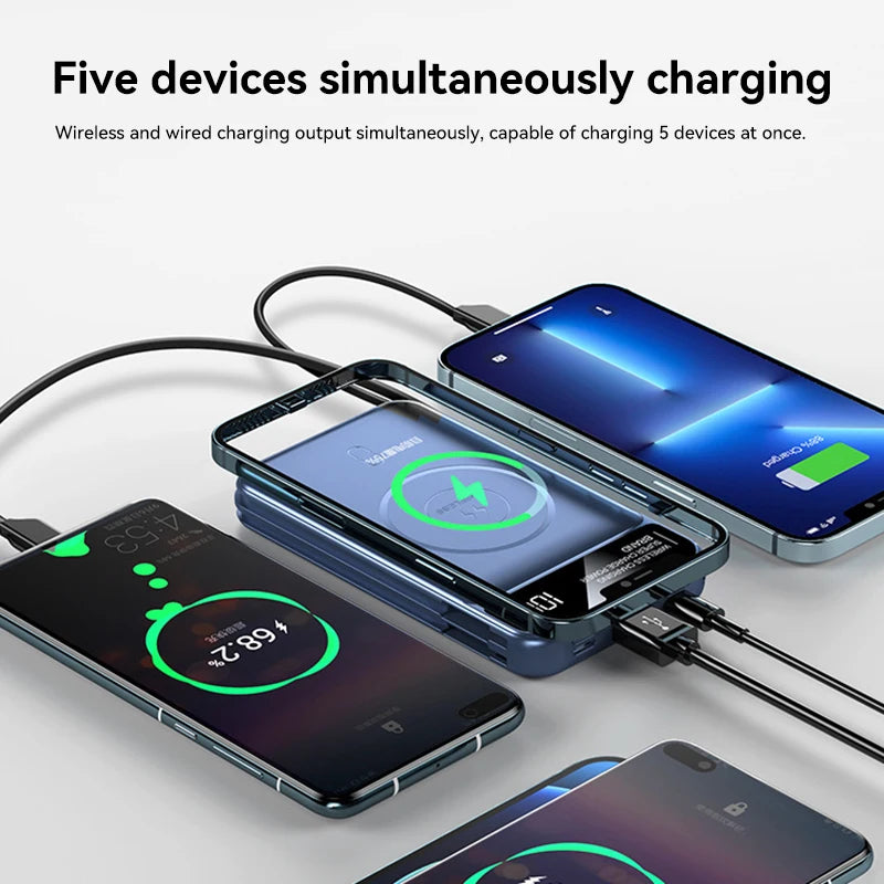 Lenovo 50000mAh Magnetic Wireless Power Bank