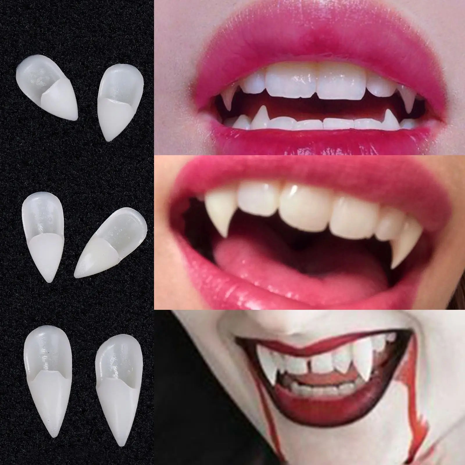 Halloween Vampire Teeth Fangs Dentures Props