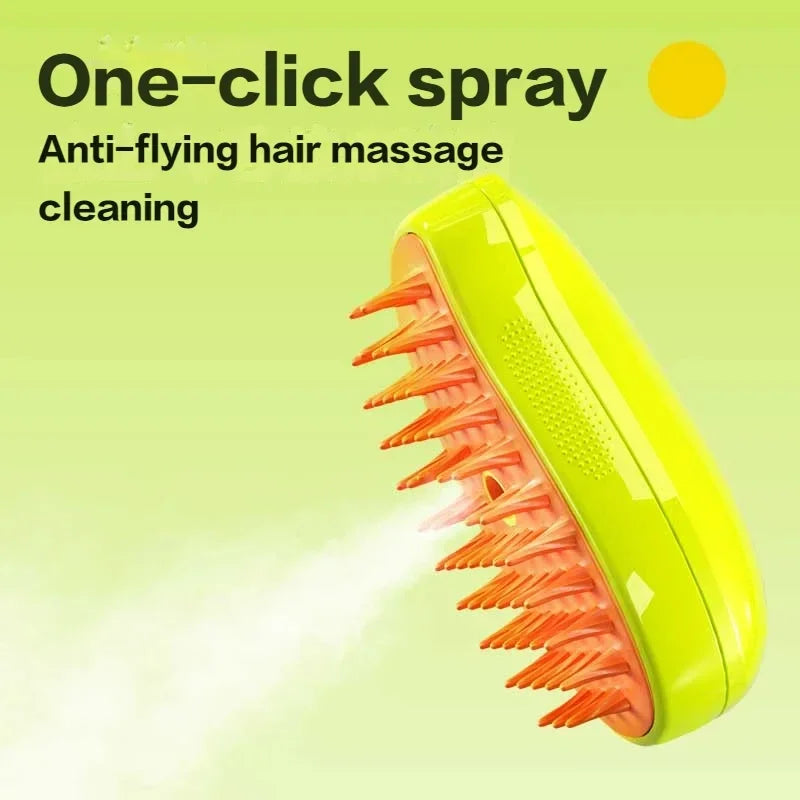 3 in 1 Electric Spray Pet Steam Brush