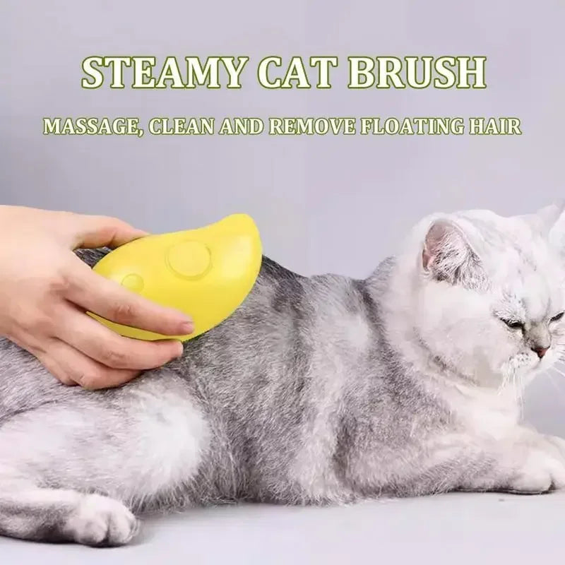 3 in 1 Electric Spray Pet Steam Brush