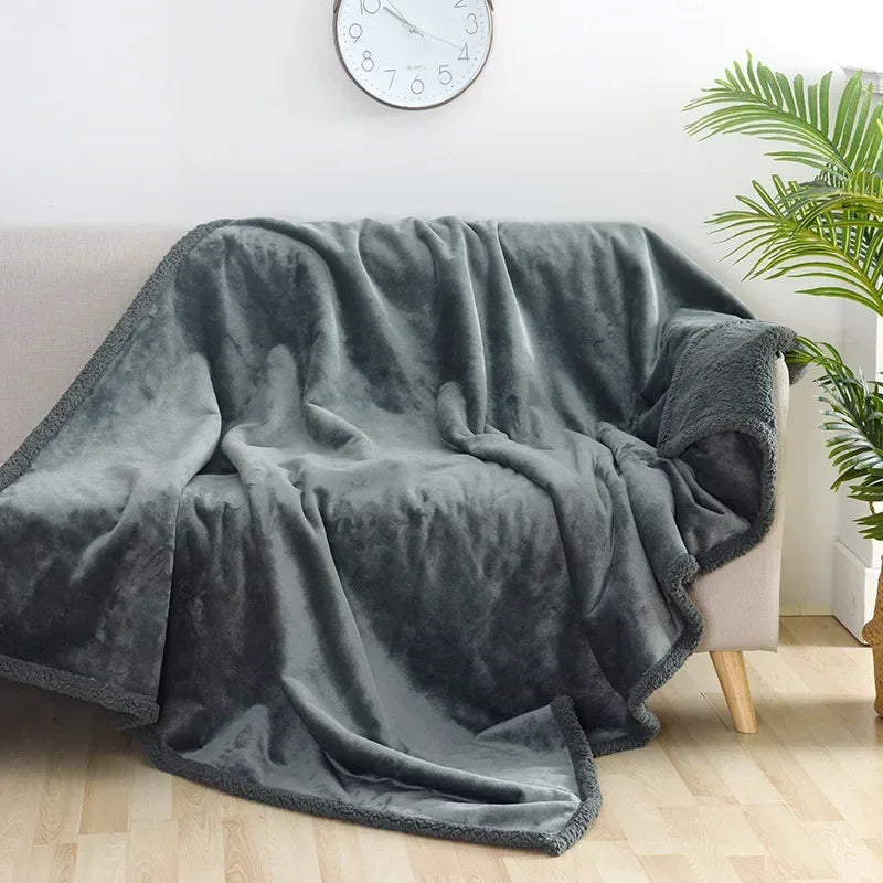 Winter Warm Cosy Couple Waterproof Blanket