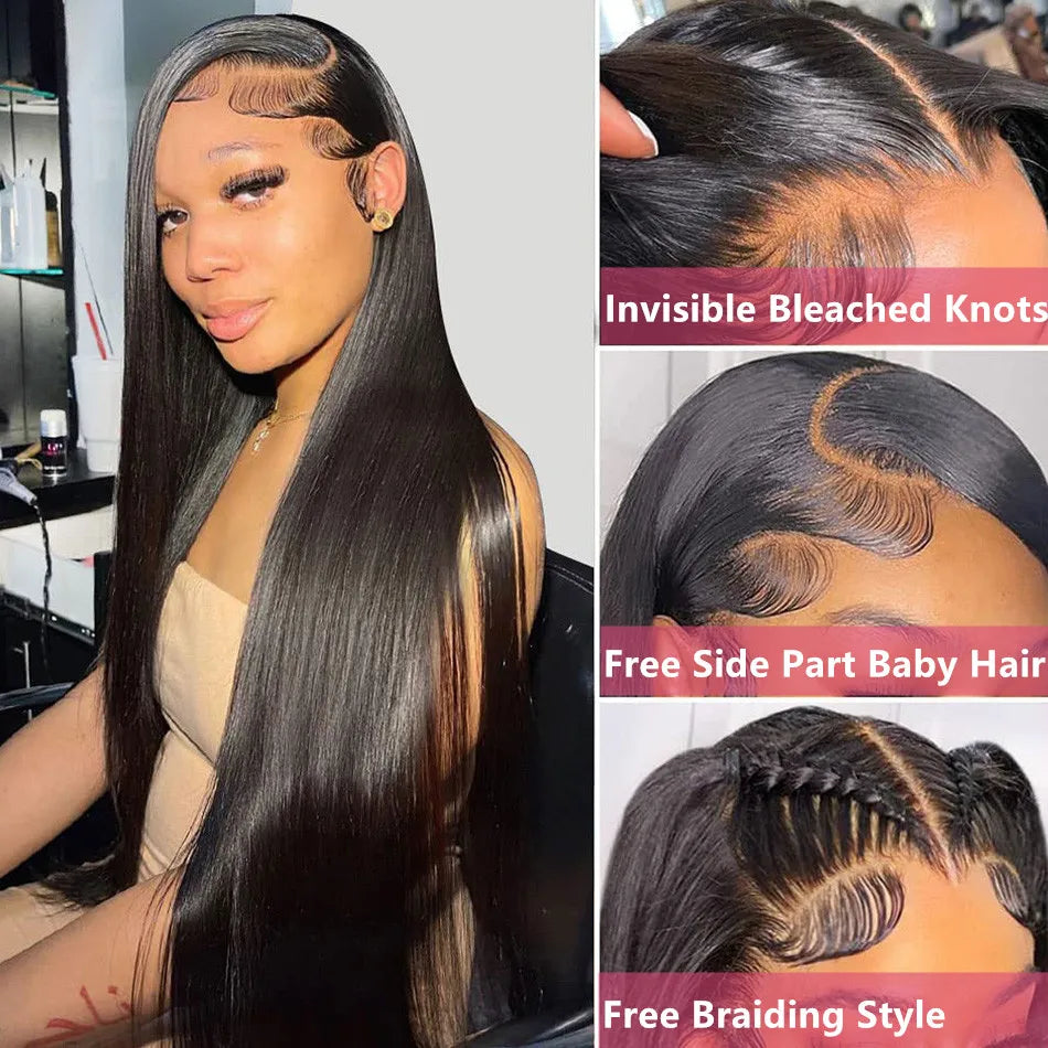 Wigs Human Hair Lace Frontal Wig Straight Human Hair