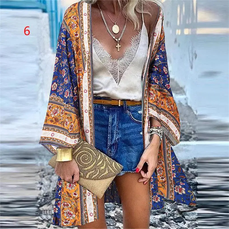 Bohemian Casual Cloak Cardigan