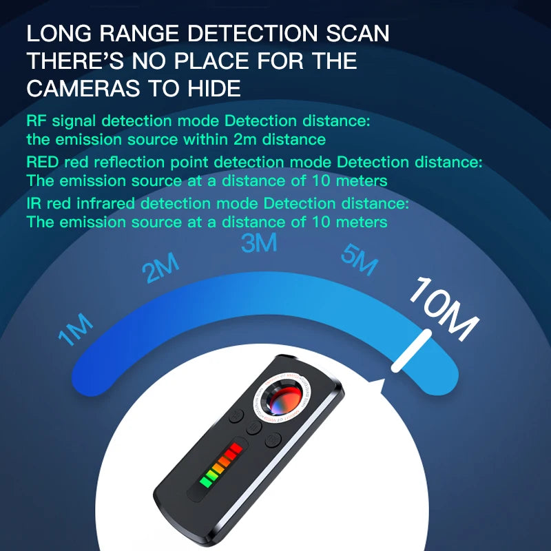 Detector de cámara oculta antiespía