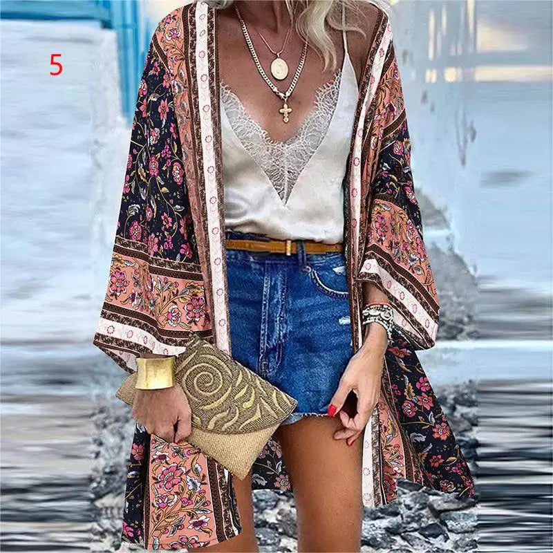 Bohemian Casual Cloak Cardigan