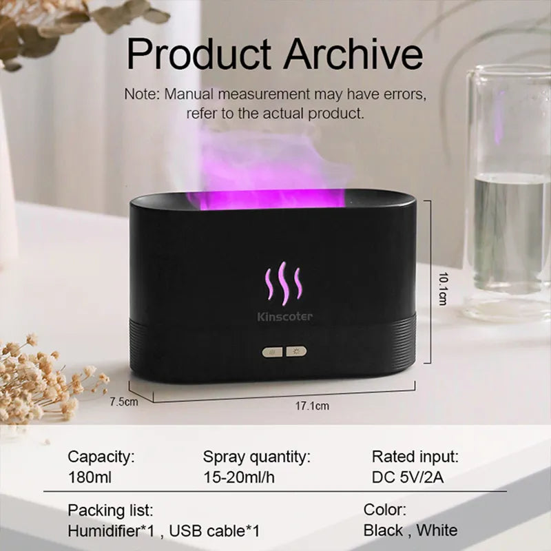 Kinscoter Ultrasonic Aroma Diffuser Air Humidifier