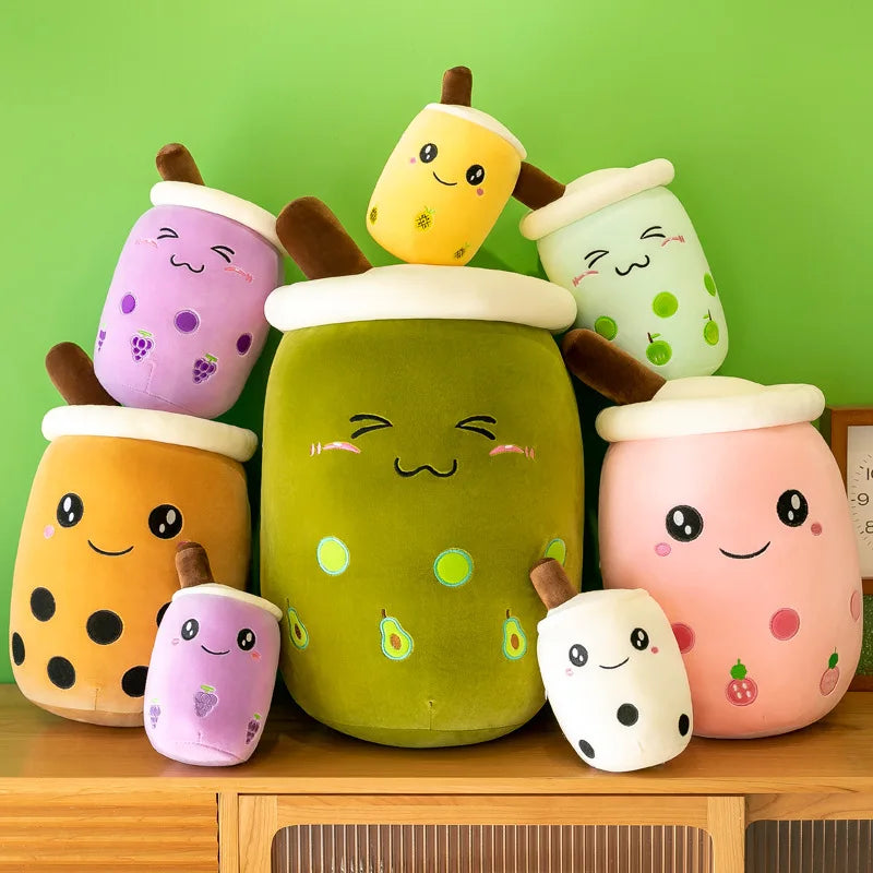 Bubble Tea Cup Plush Toy Pillow