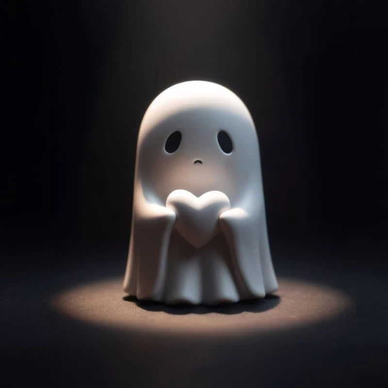 Cute Ghost Statue, Ghosts Small Scary Ghost Figurines, Halloween Home Decorations