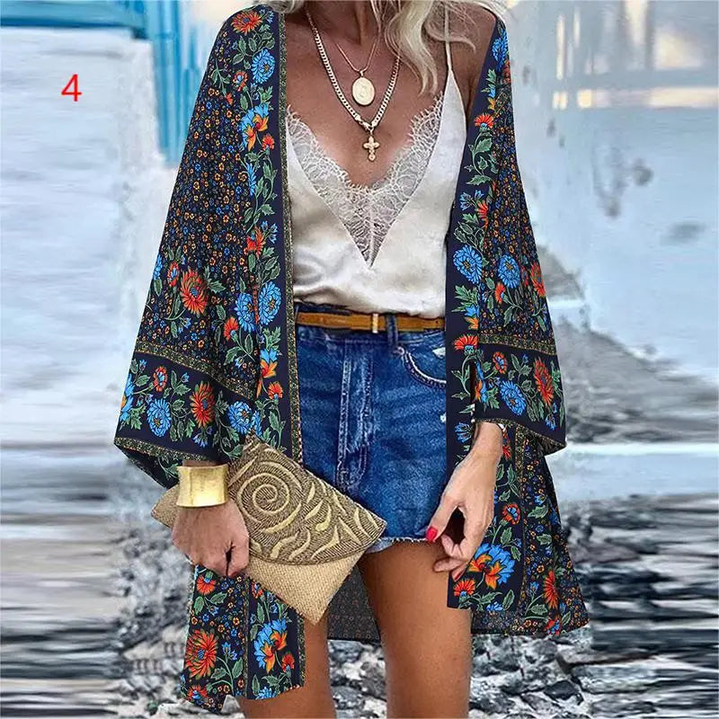 Bohemian Casual Cloak Cardigan