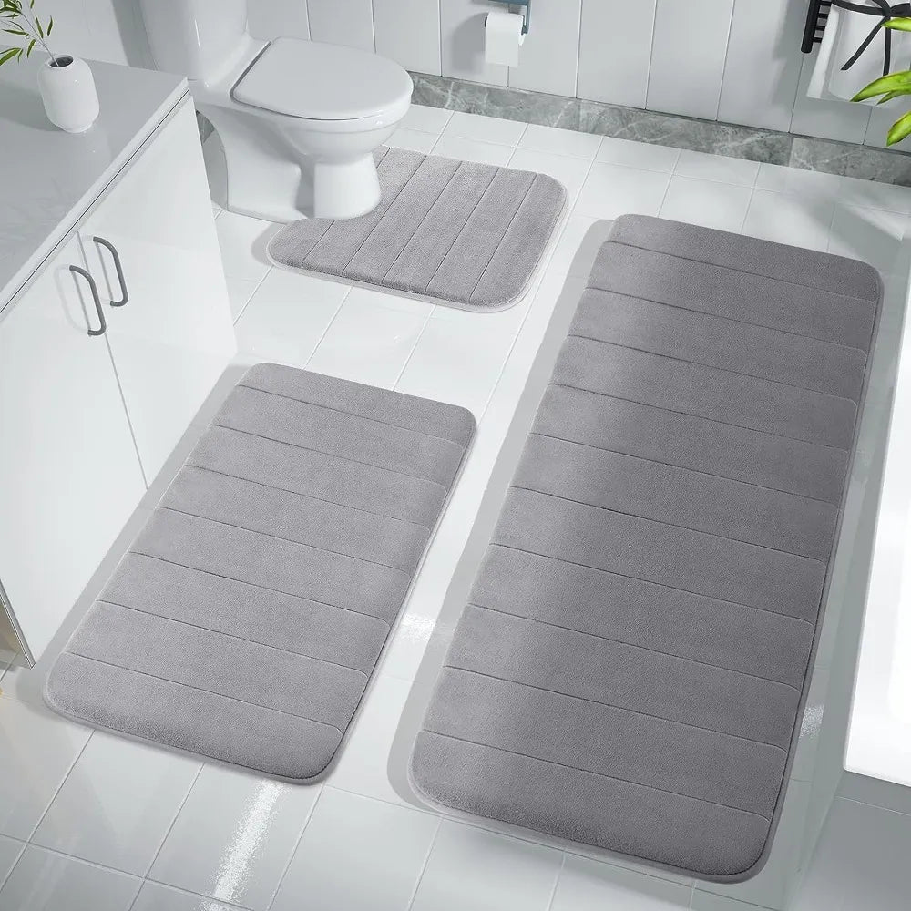 Super Absorbent Bath Mat Memory Foam