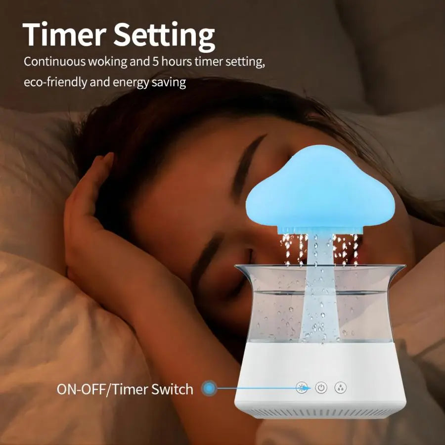 Relax Cloud Rain Diffuser Humidifier