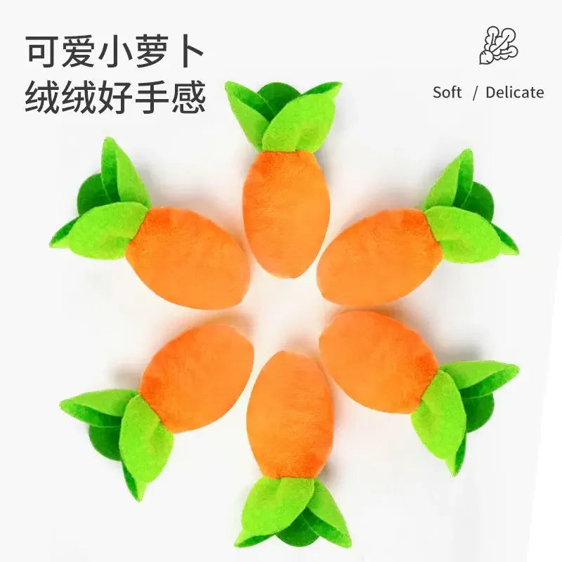 Baby Plush Pull Out Carrot Interaction Toys