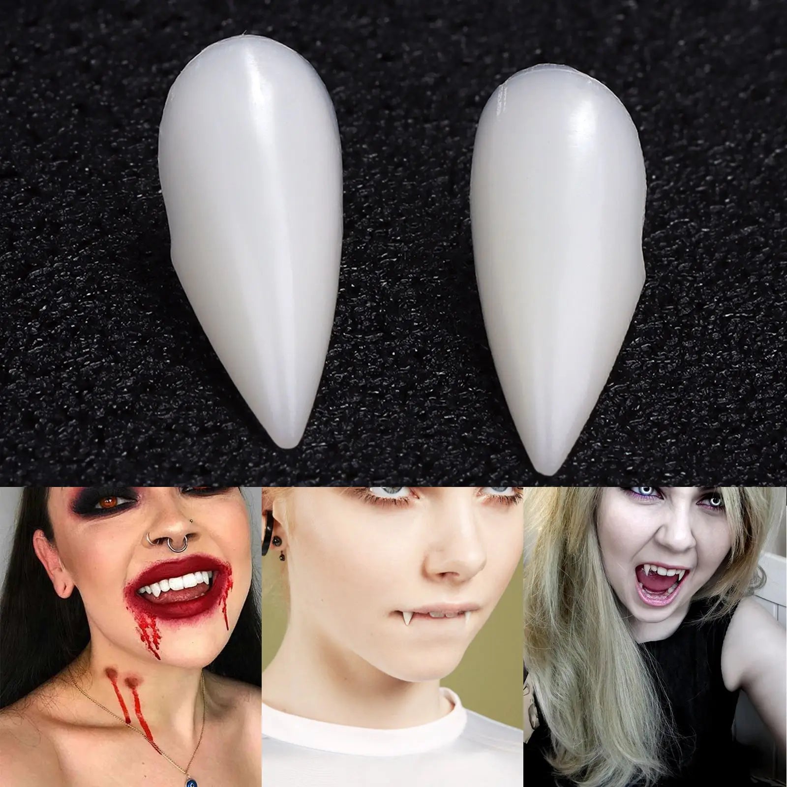 Halloween Vampire Teeth Fangs Dentures Props