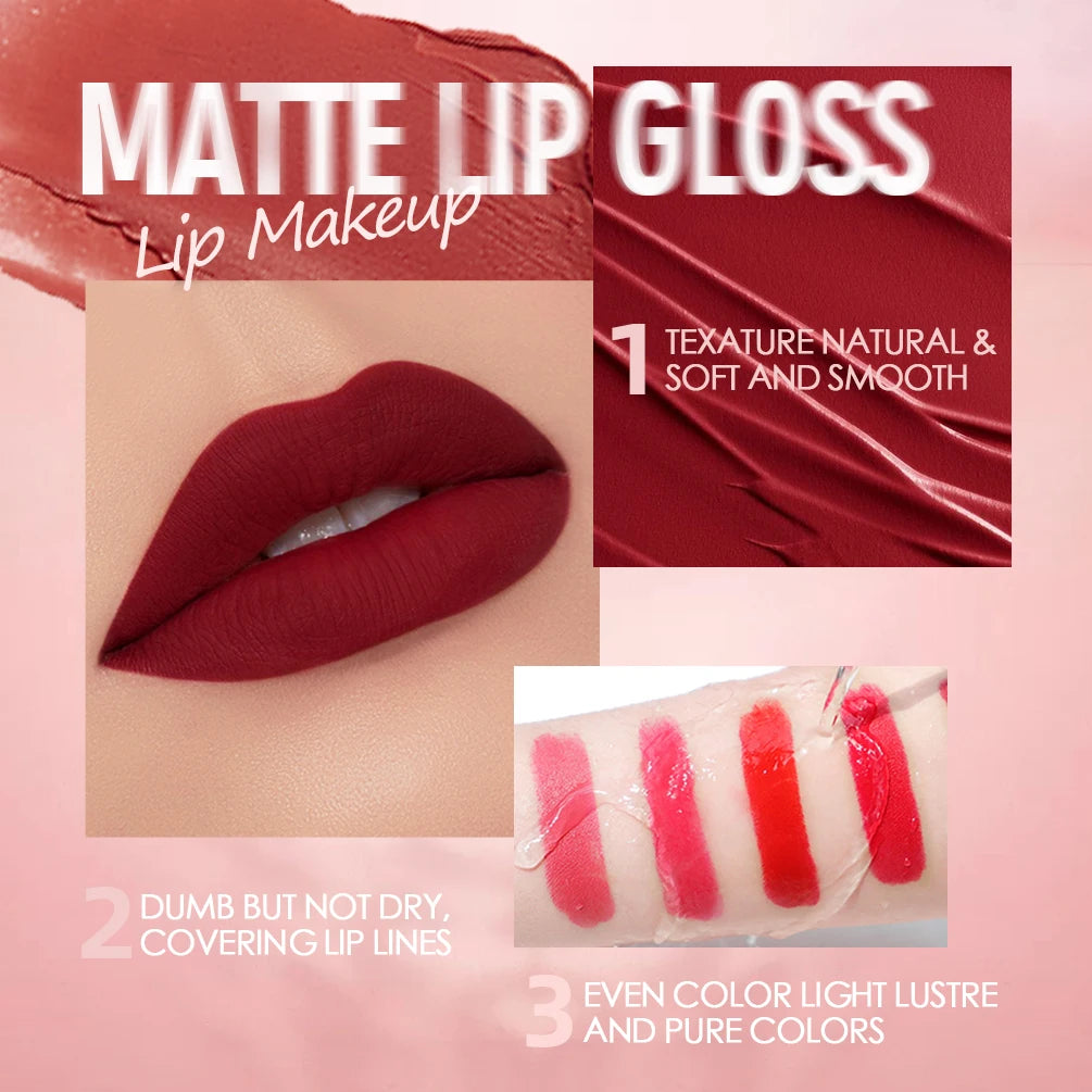 Velvet Matte Lipgloss Flüssiger Lippenstift