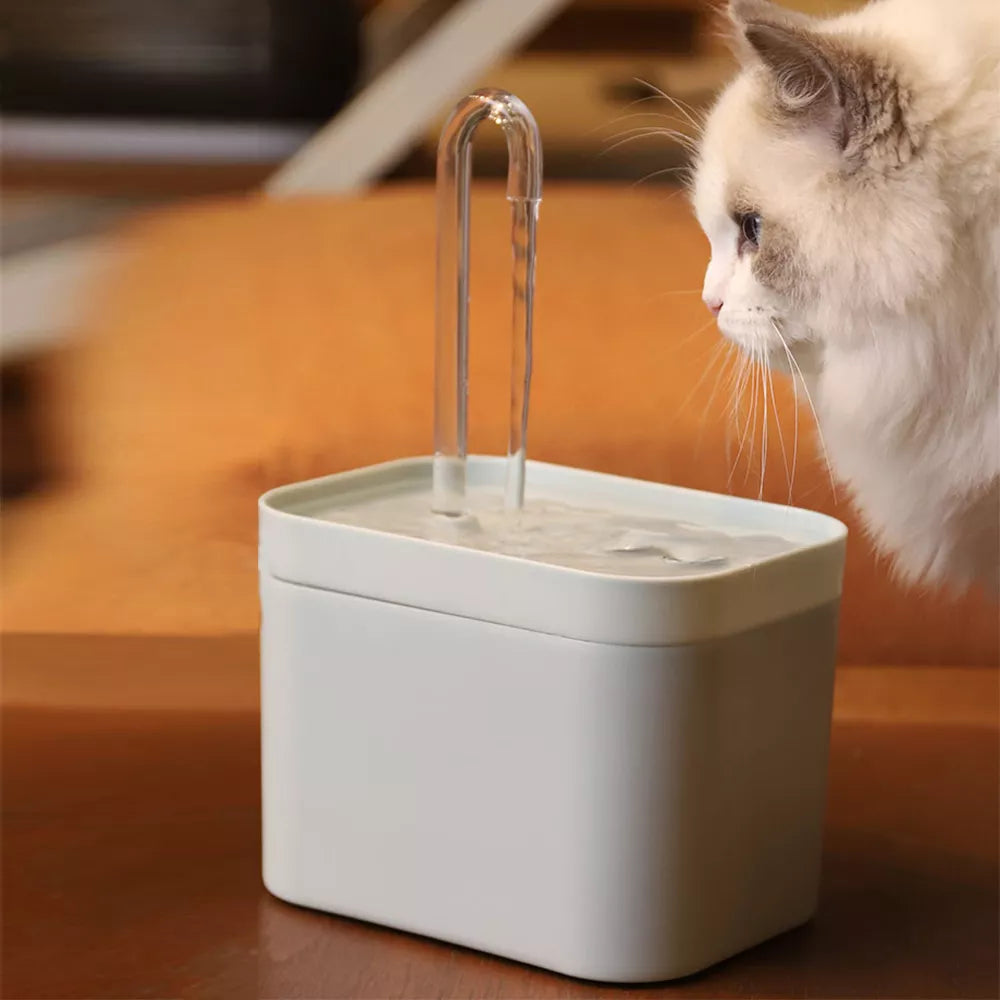 Fuente de agua automática ultrasilenciosa para gatos