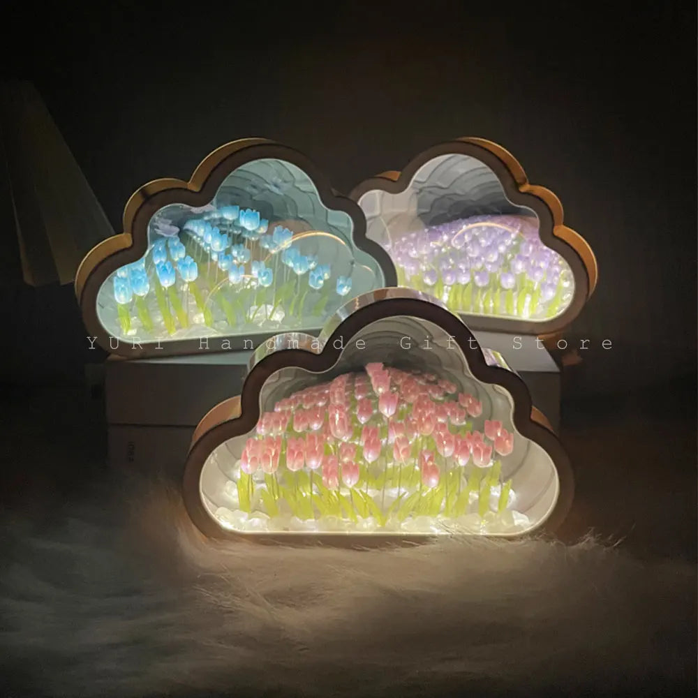 DIY Cloud Tulip Night Light