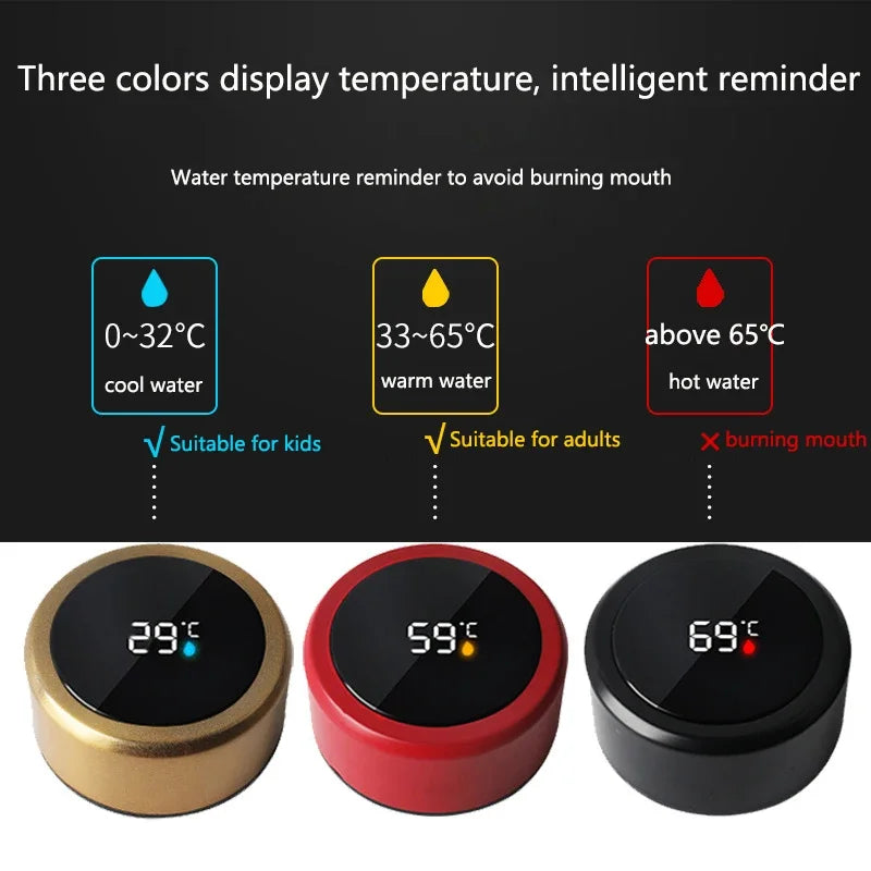 Smart Digital Temperature Display Water Bottle