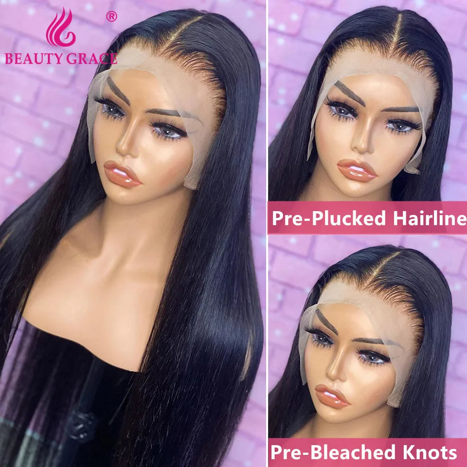 Wigs Human Hair Lace Frontal Wig Straight Human Hair