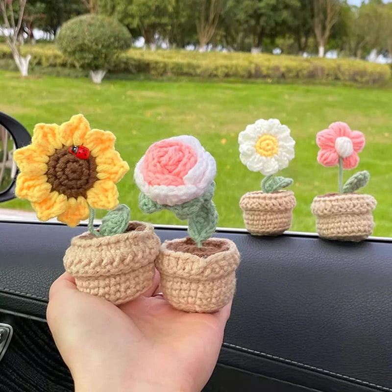 Crochet Hand-knitted Tuilp Flowers