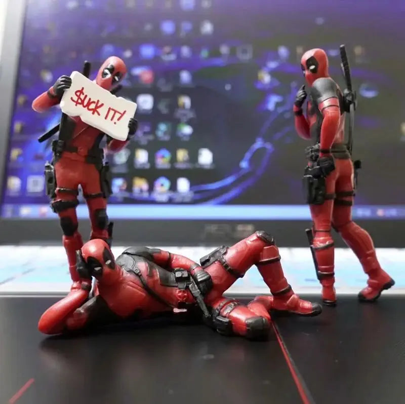 Desk Decoration Deadpool Figure Toys