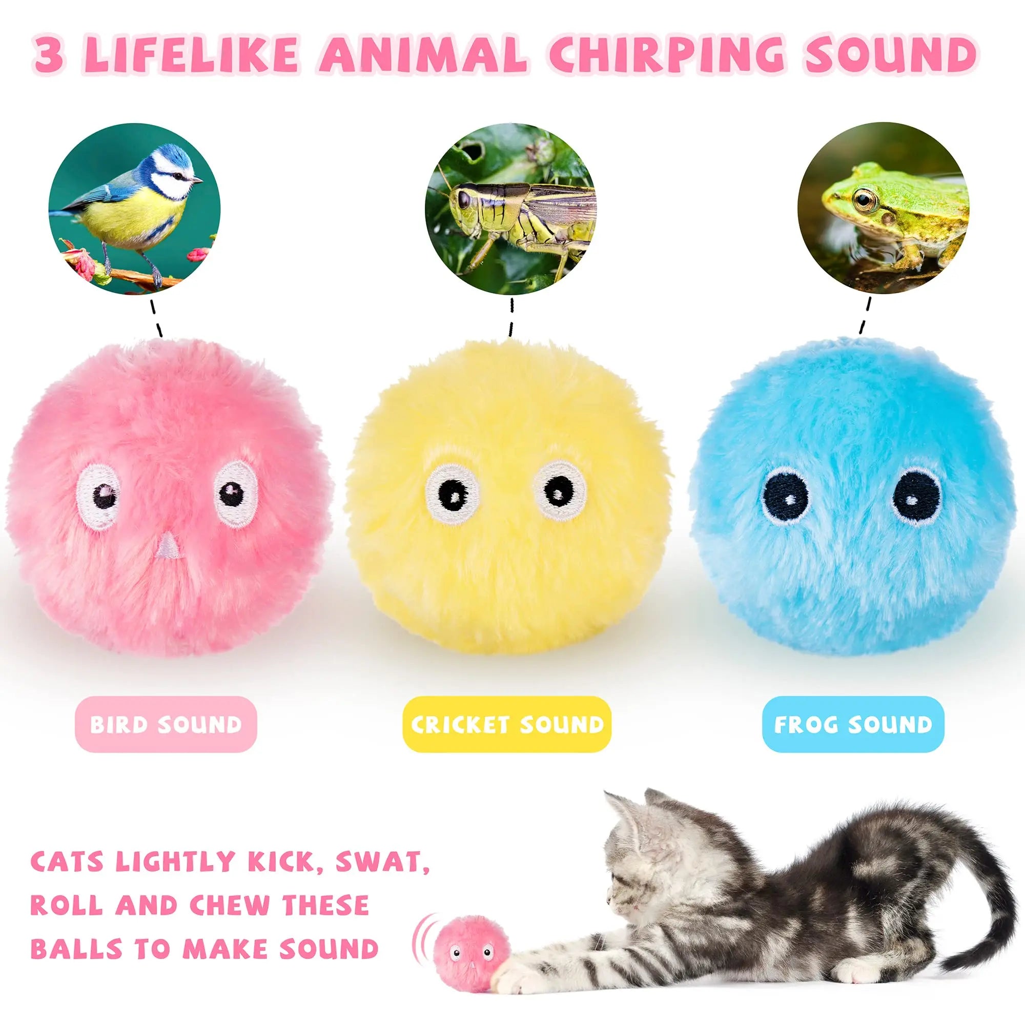 Interactive Ball Catnip Cat Training Toy