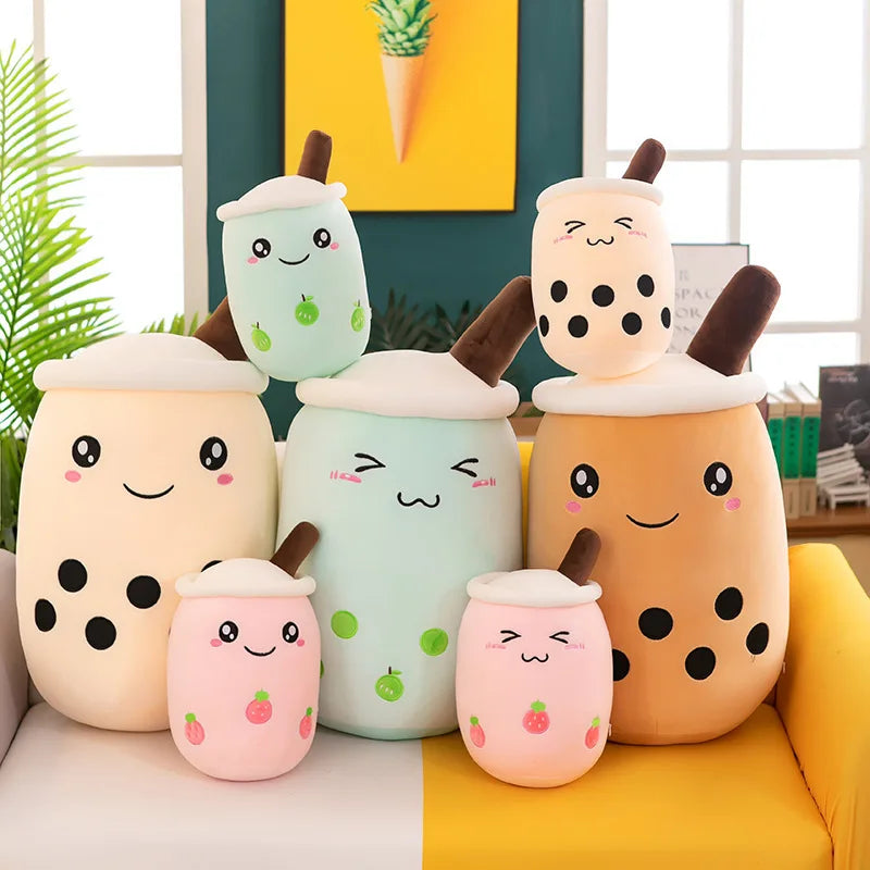 Bubble Tea Cup Plush Toy Pillow