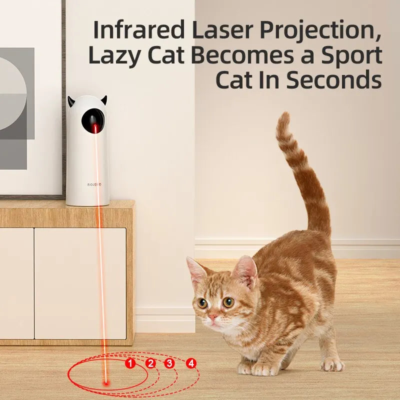 Interactive Smart Teasing Pet LED Laser Toy