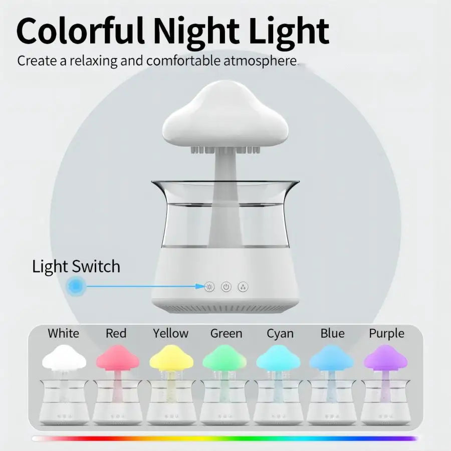 Relax Cloud Rain Diffuser Humidifier