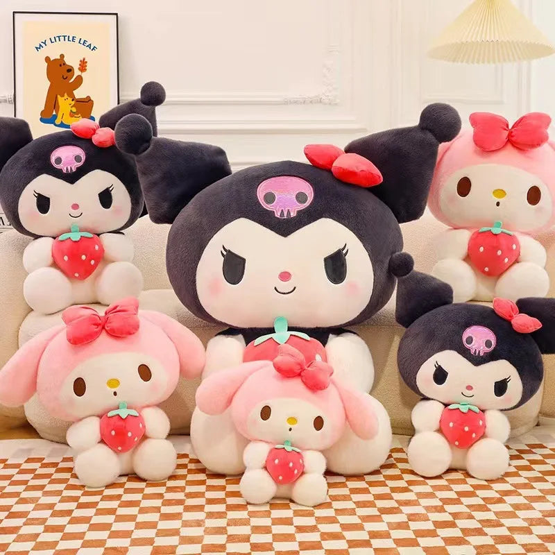 Sanrio Strawberry Kuromi Pillow Plush Toy