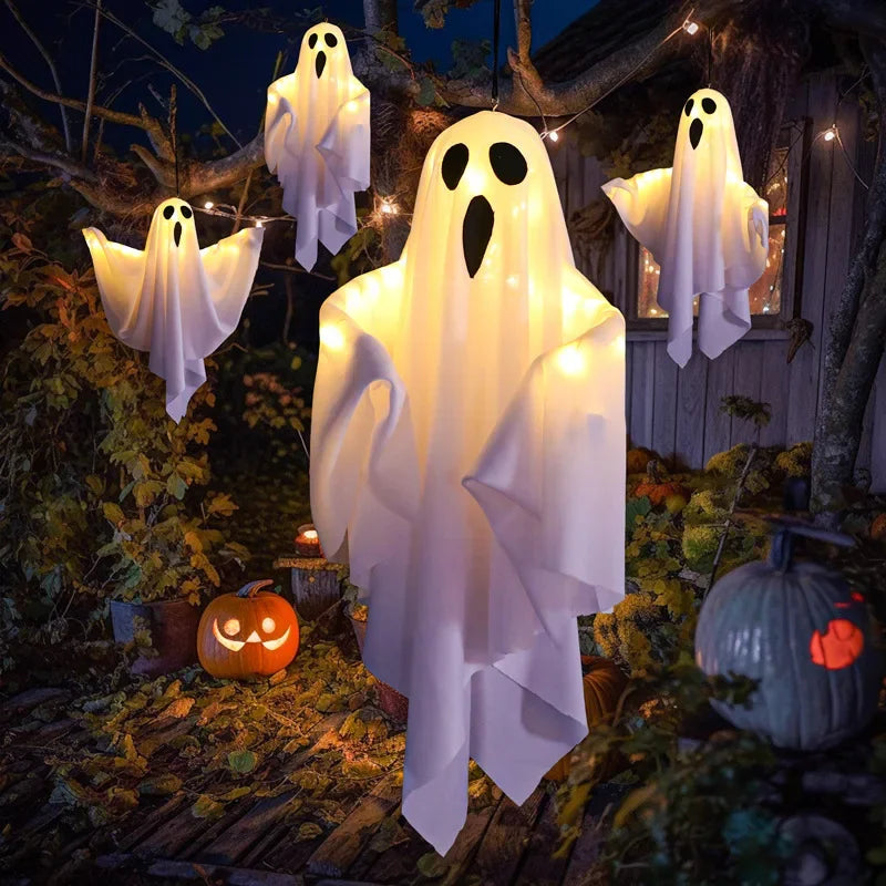 LED Glow Ghost Party Halloween Decoration for Home Indoor and Outdoor