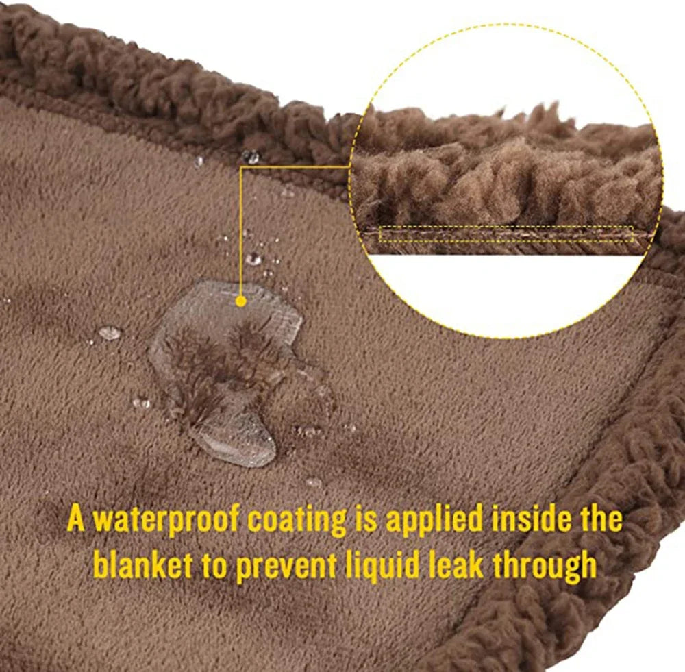 Winter Warm Cosy Couple Waterproof Blanket