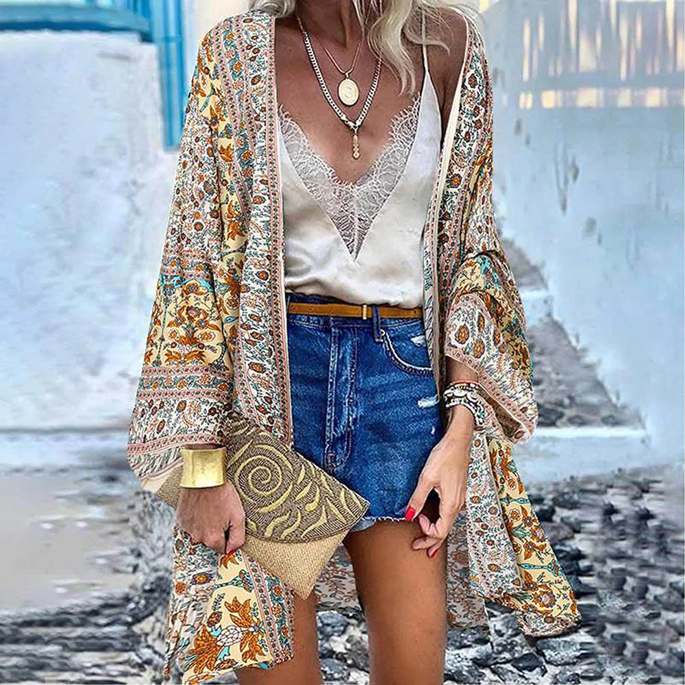 Bohemian Casual Cloak Cardigan